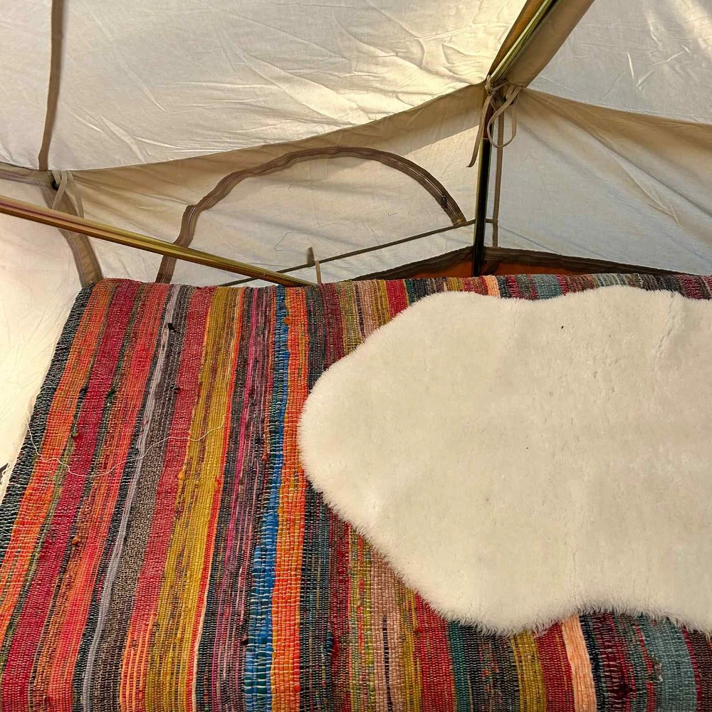 3m Bell Tent Fireproof With Stove Hole & Flap (No Centre Pole) - Image 8