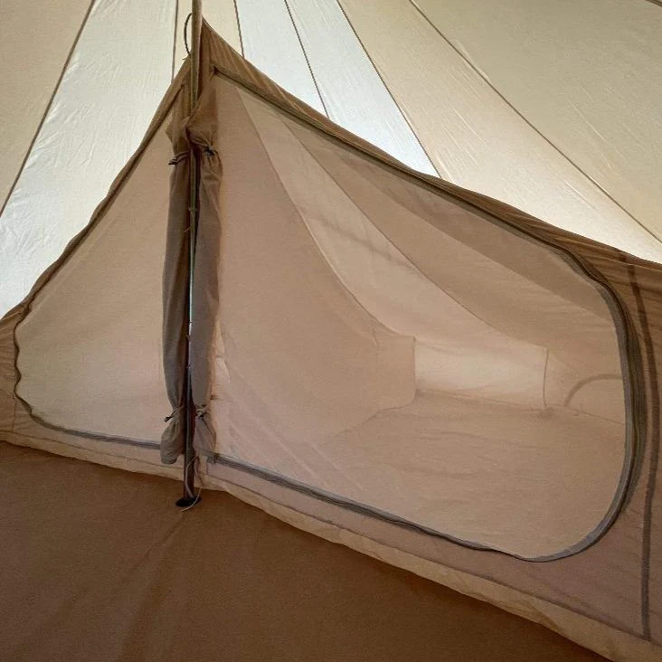4m Bell Tent With Stove Hole & Flap - Image 24