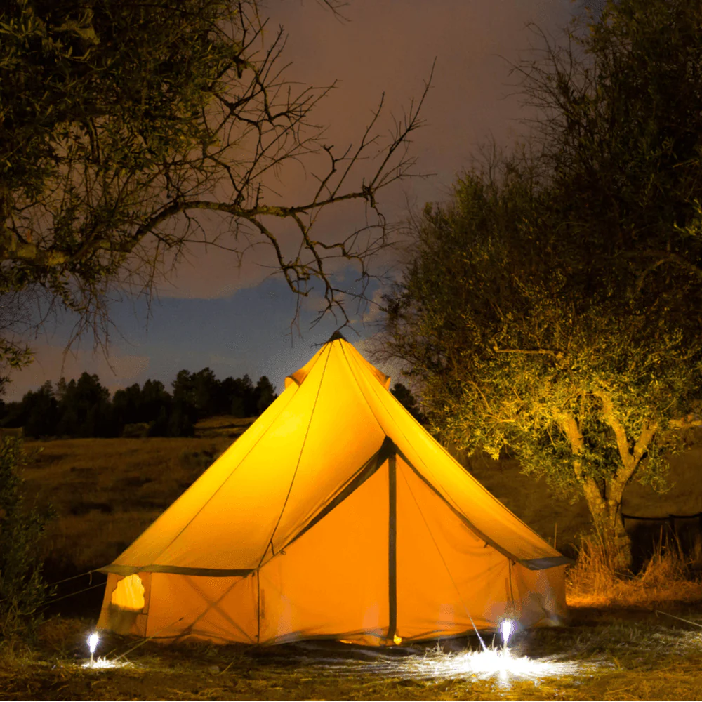 4m Bell Tent With Stove Hole & Flap - Image 4
