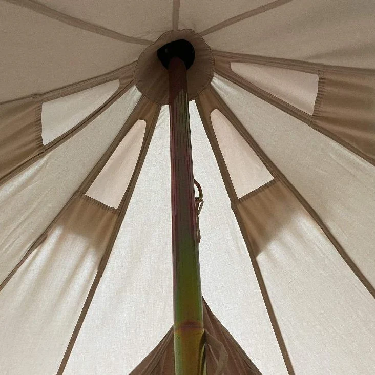 4m Bell Tent With Stove Hole & Flap - Image 6