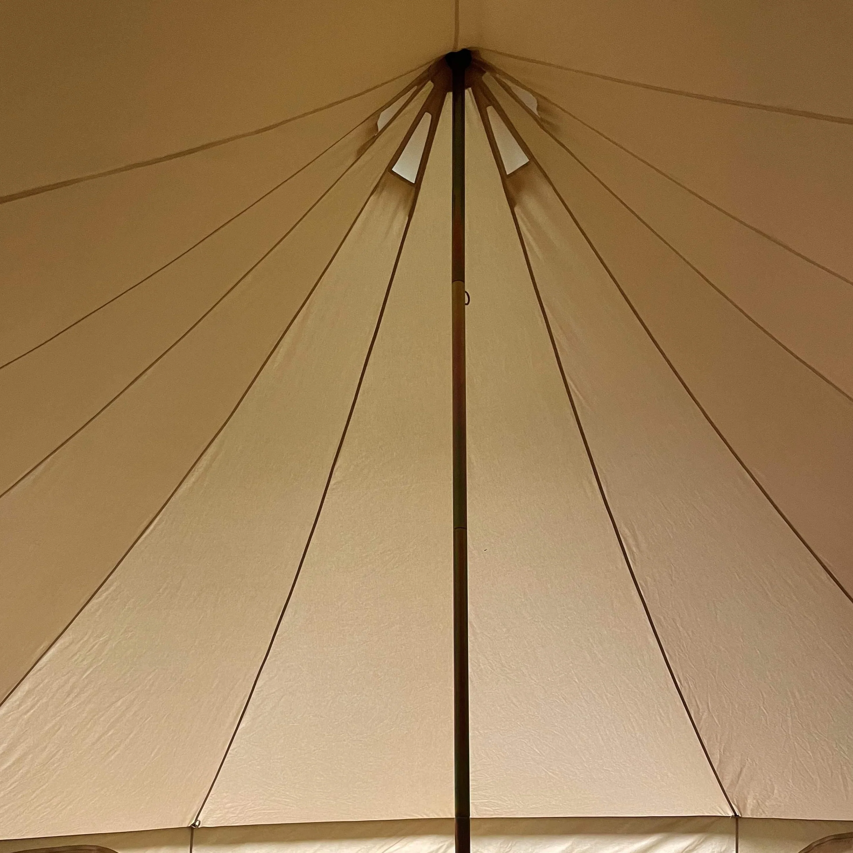 5m Fireproof Bell Tent With Stove Hole & Flap - Image 21