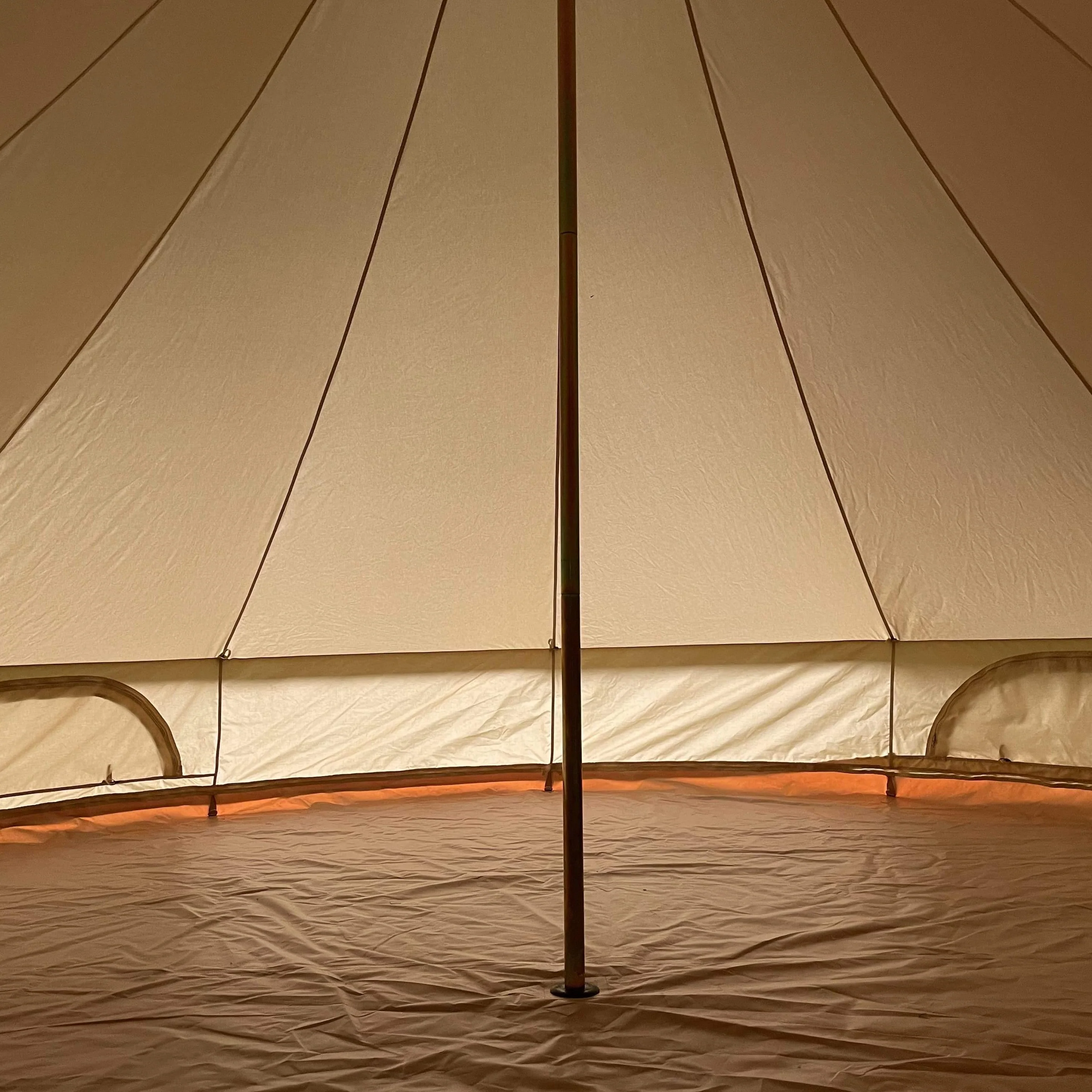 5m Fireproof Bell Tent With Stove Hole & Flap - Image 24