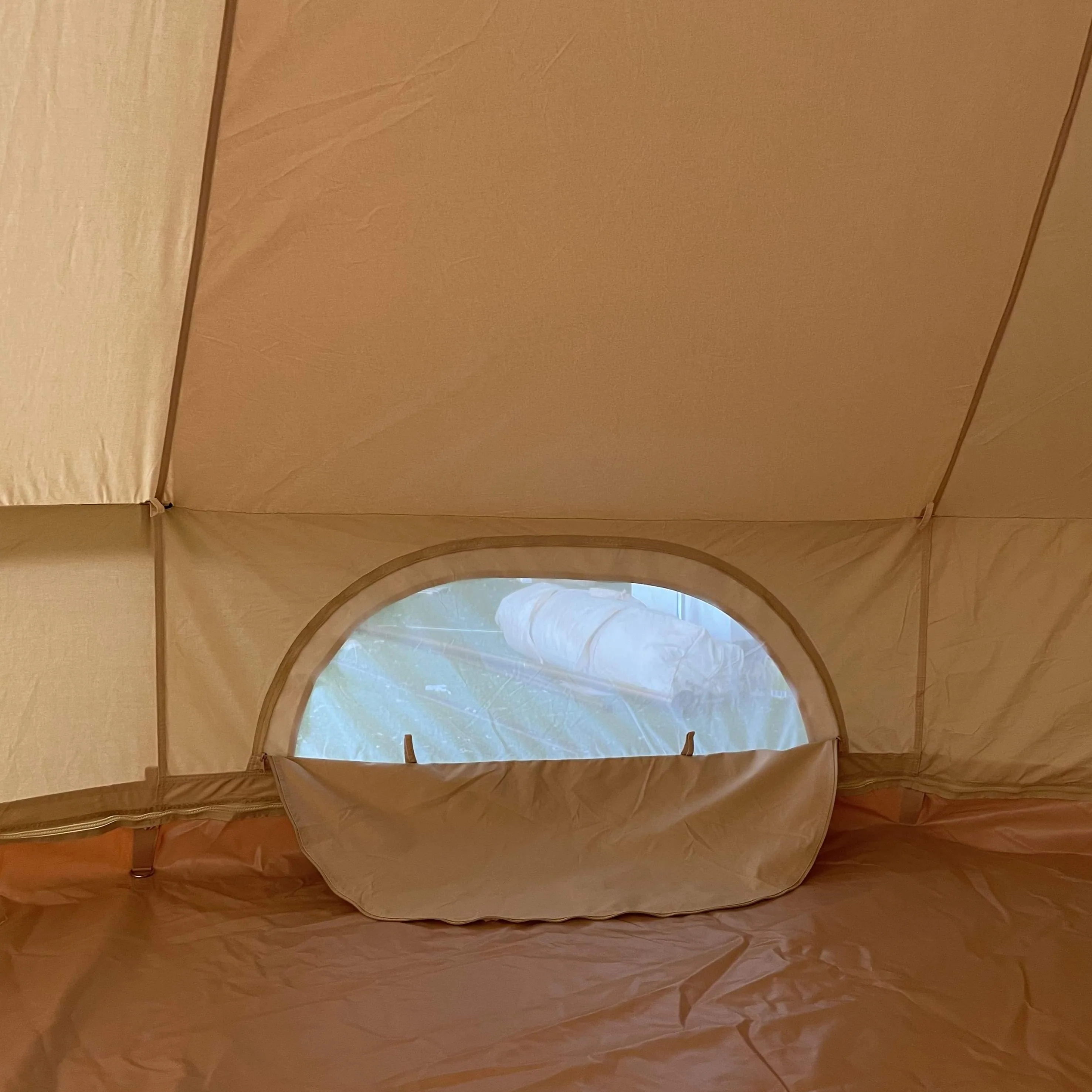 5m Fireproof Bell Tent With Stove Hole & Flap - Image 27