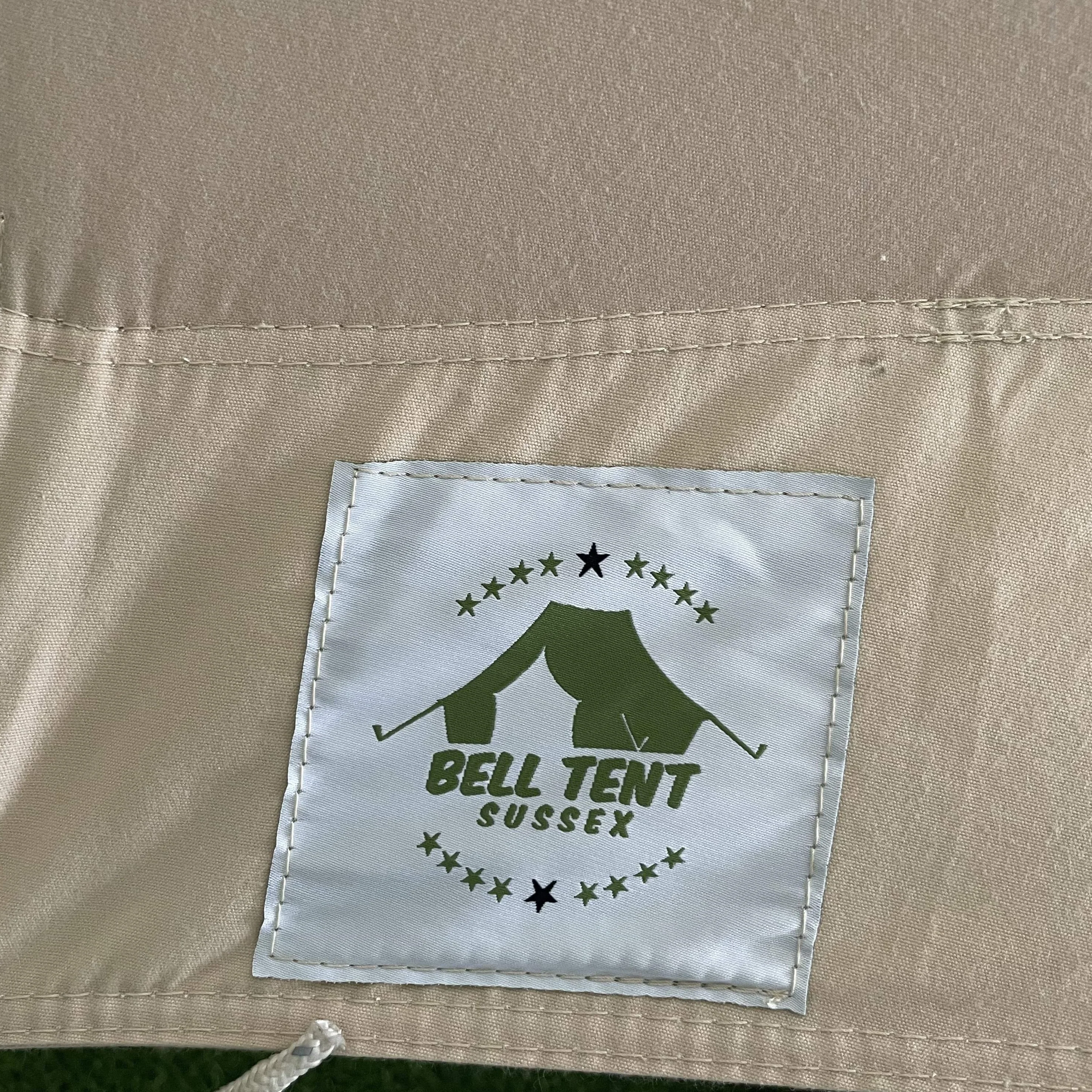 7m Bell Tent Fireproof With Stove Hole & Flap - Image 21