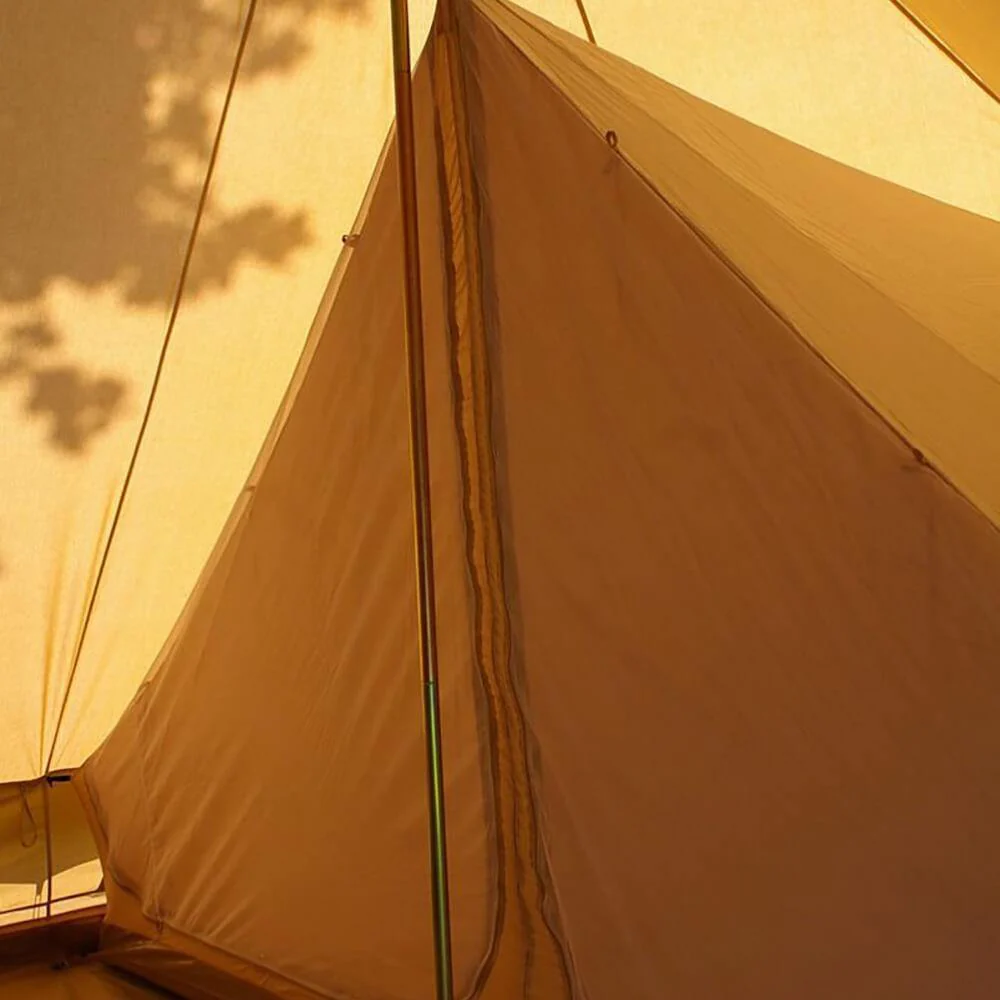 7m Bell Tent Fireproof With Stove Hole & Flap - Image 22