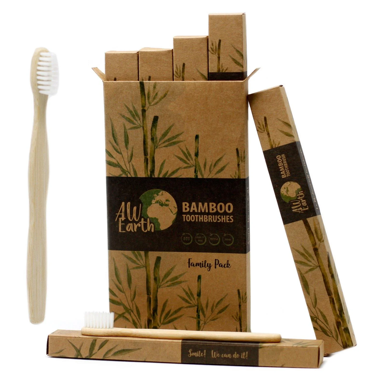 Bamboo Toothbrush x 4 - Image 3