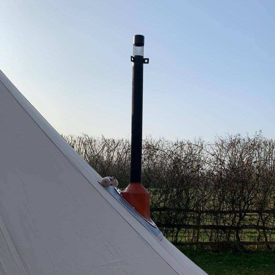 Bell Tent Fireproof Canvas Stove Flap - Image 4