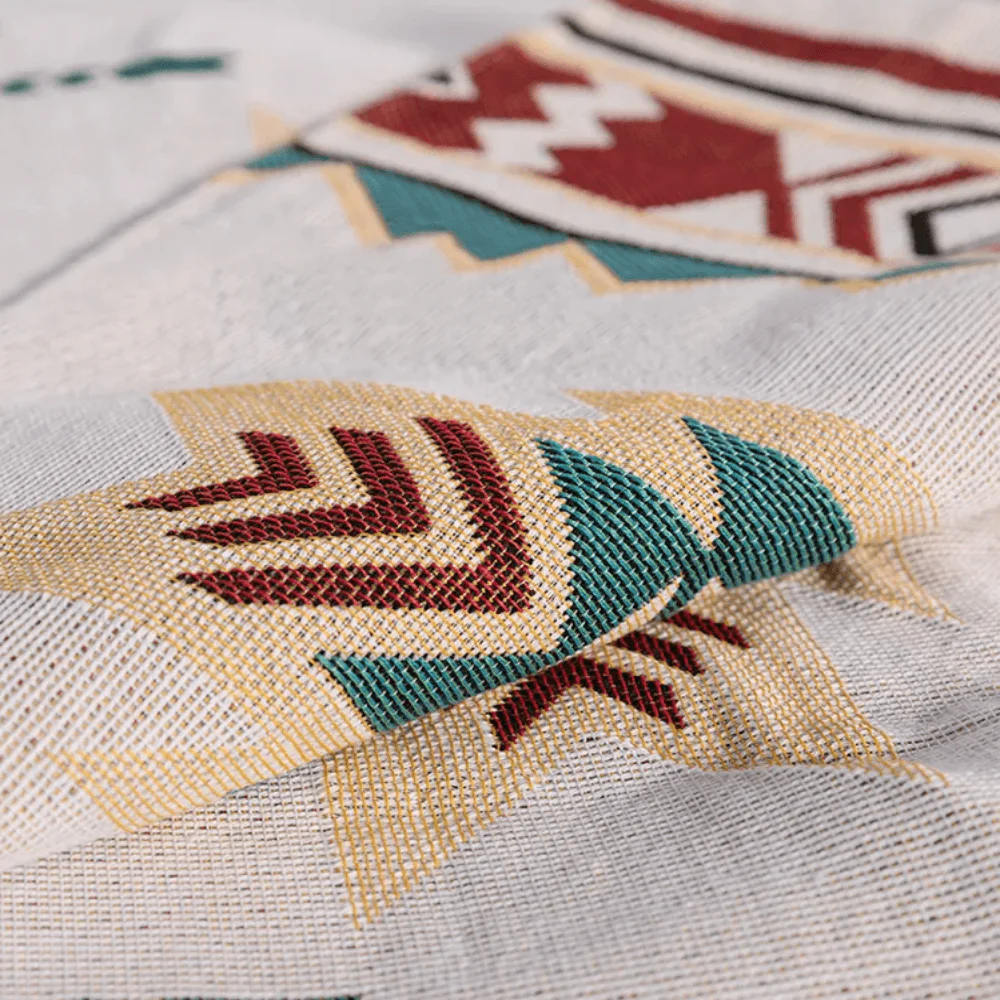 Bohemian Reversible Cotton Blanket - Image 7