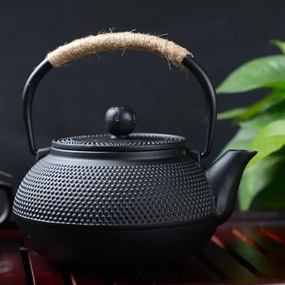Cast Iron Tea Pots Black - Image 3