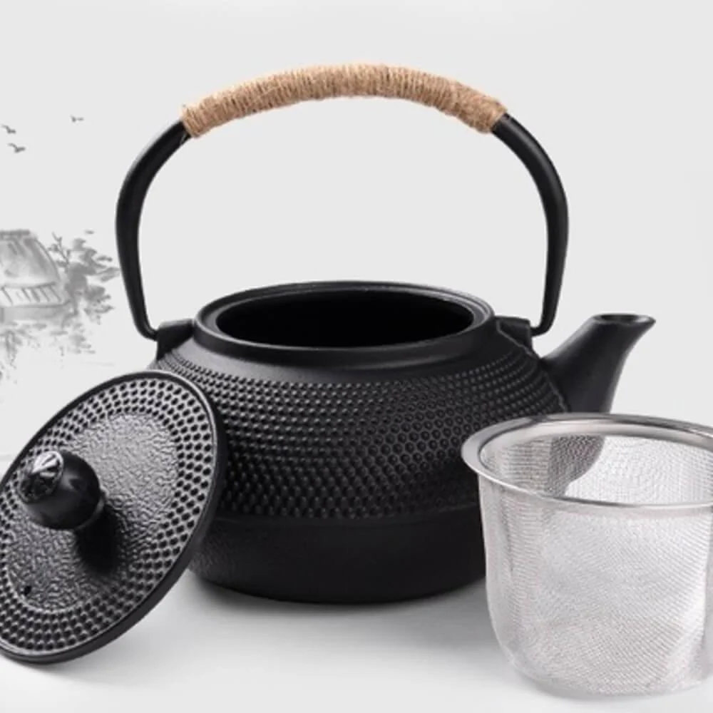 Cast Iron Tea Pots Black - Image 5