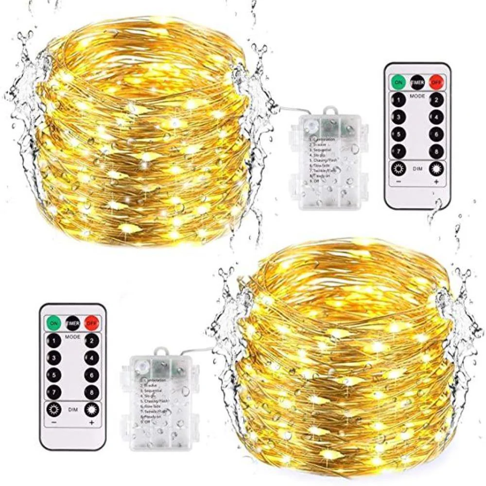 Fairy Lights 2 Pack 33ft 100 LED - Image 3
