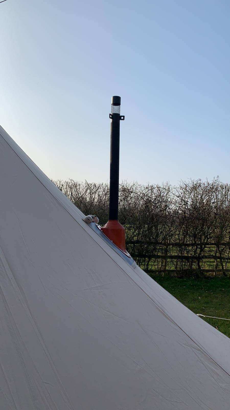 Stove angled flashing kit for bell tent - Image 3