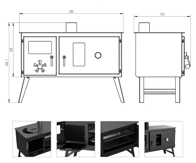 Highlander BLK Oven - Image 18