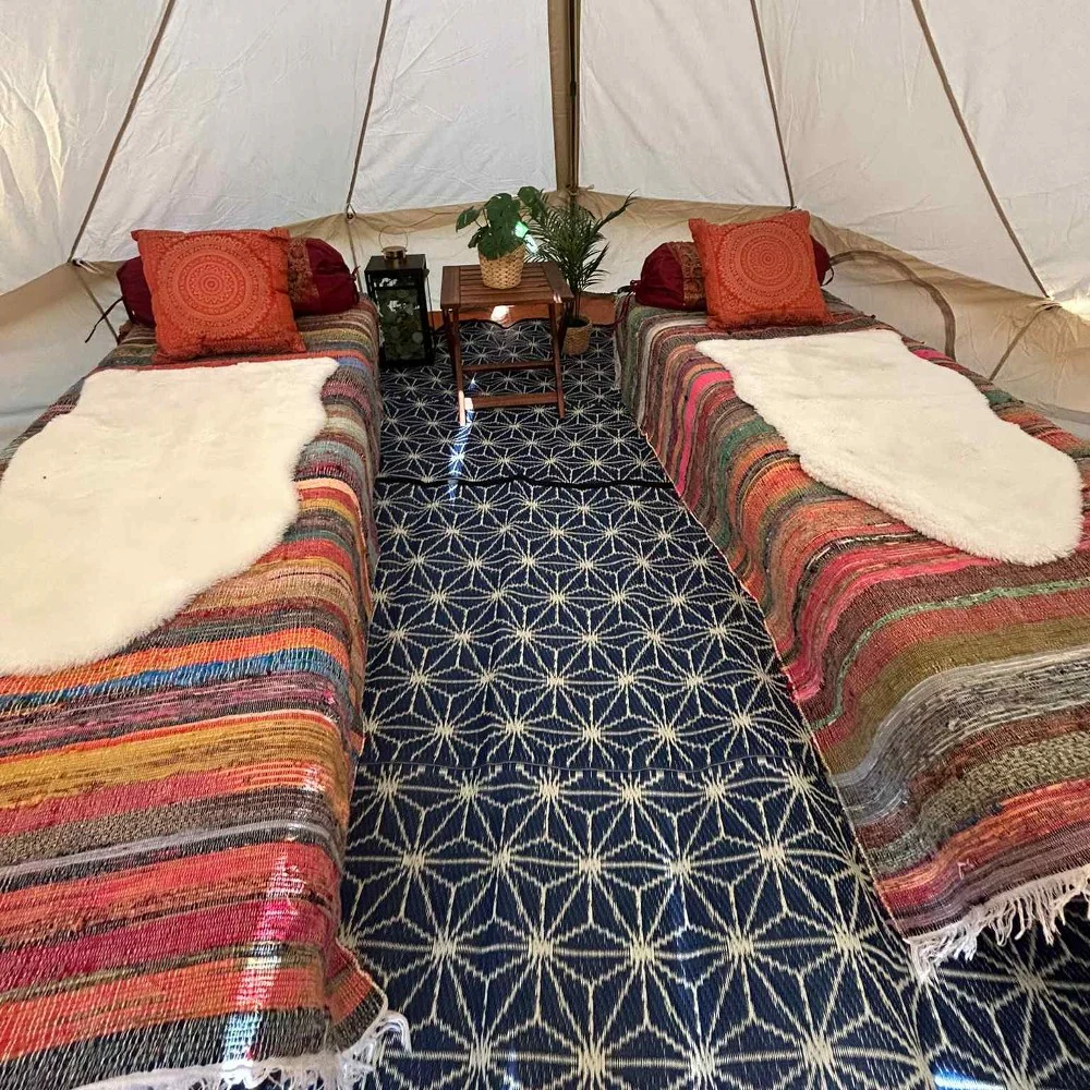 Poly Propylene Flooring Blue - Fire Retardant - Image 12