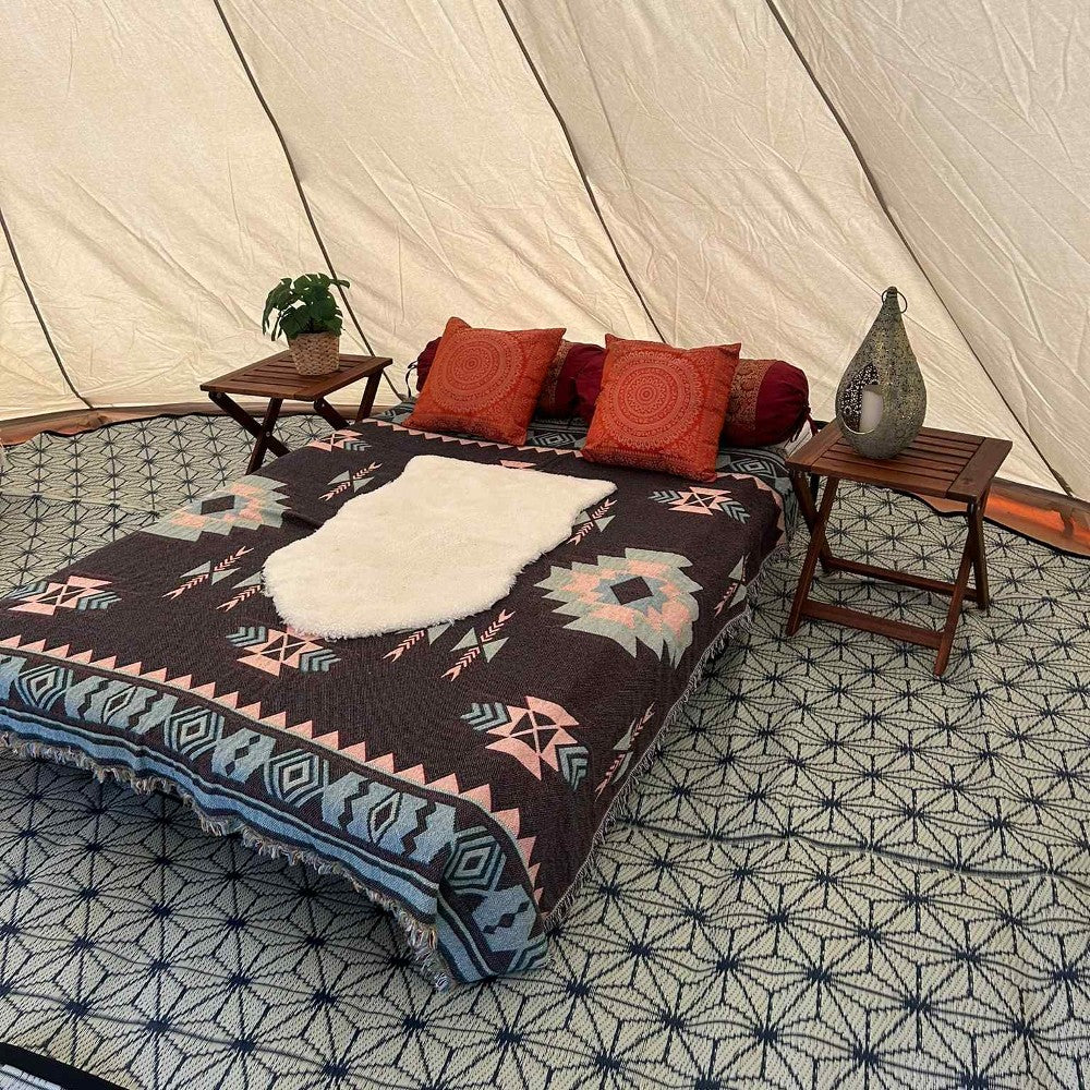 Poly Propylene Flooring Blue - Fire Retardant - Image 15