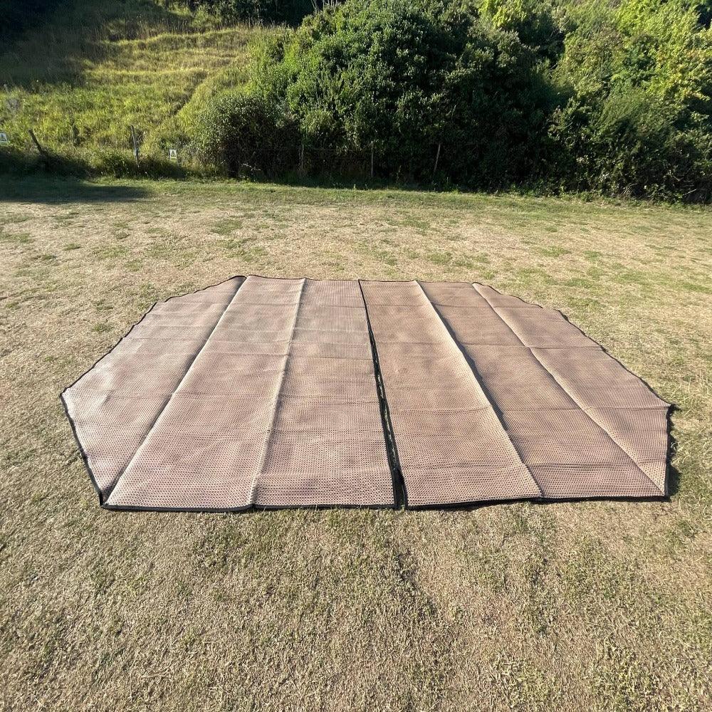 Poly Propylene Flooring Natural & Black - Fire Retardant - Image 6