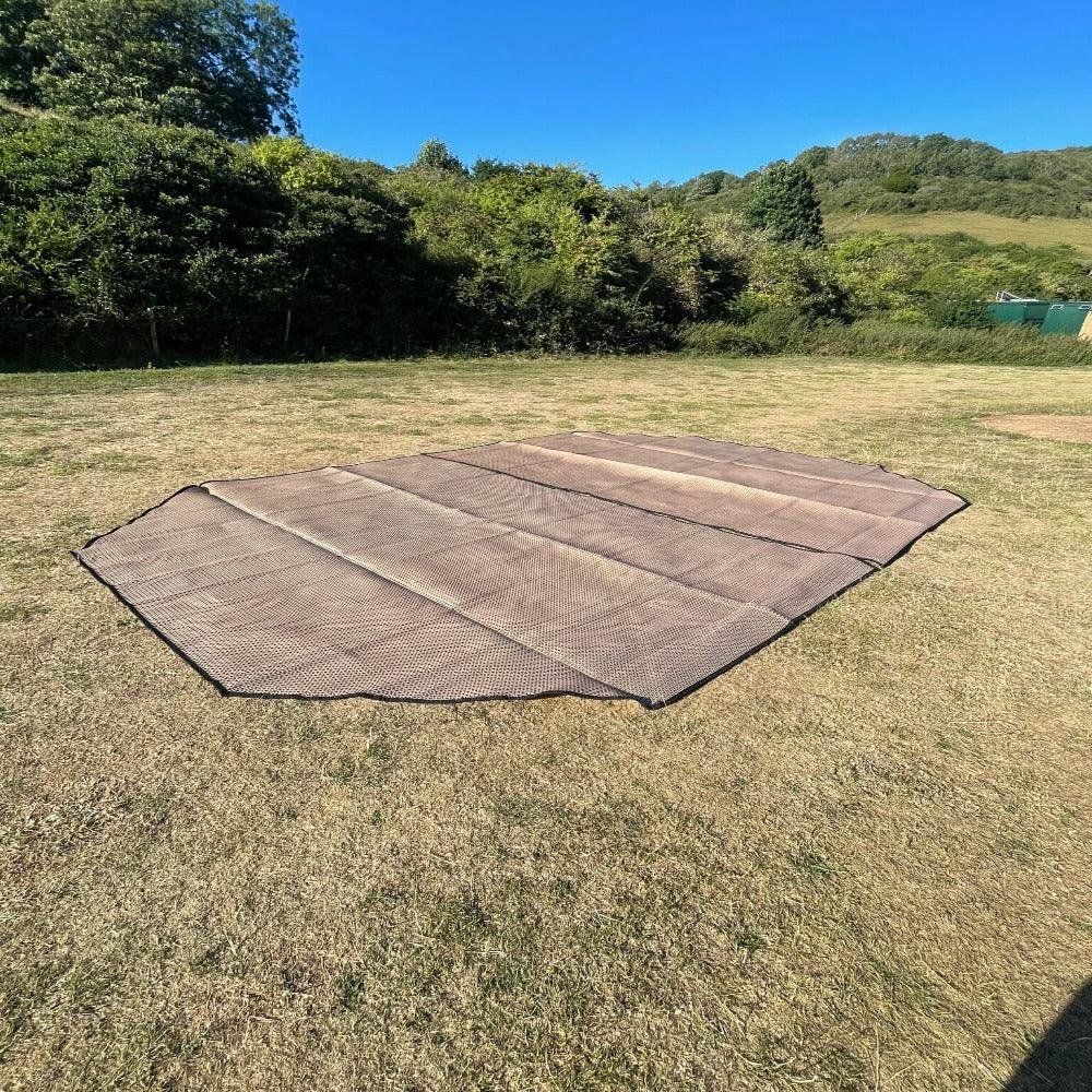 Poly Propylene Flooring Natural & Black - Fire Retardant - Image 7