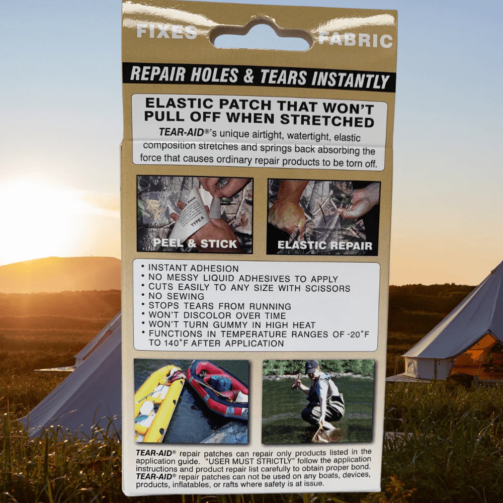 Canvas Repair Patches 'Tear-Aid' - Image 3